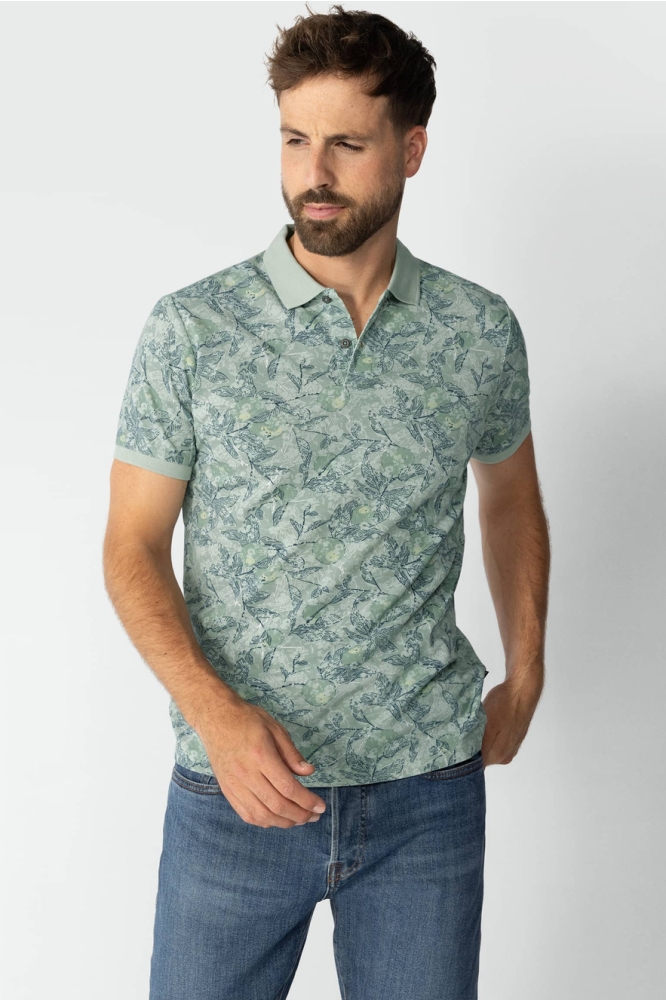 PIQUE POLO MET BOTANISCHE PRINT 46435010 5256